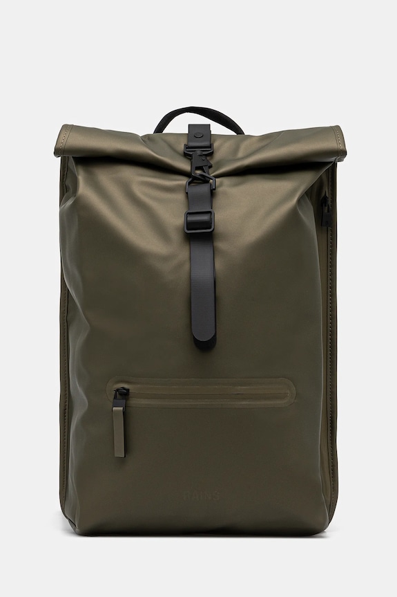 Rains plecak Rolltop Rucksack W3 mieści A4 zielony 13320.105