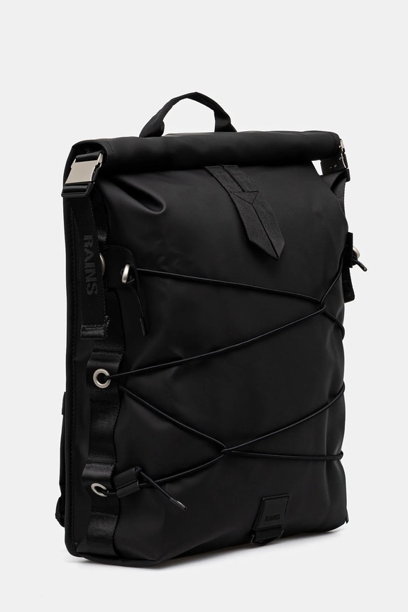 Rains rucsac Trail Cord Rolltop Backpack W3 14480.01 negru SS25