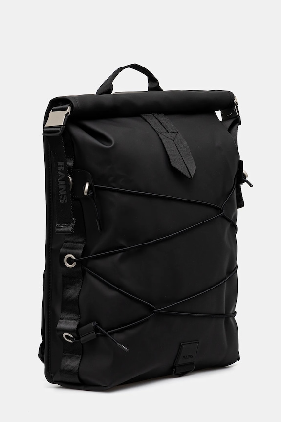 Rains rucsac Trail Cord Rolltop Backpack W3 14480.01 negru SS25