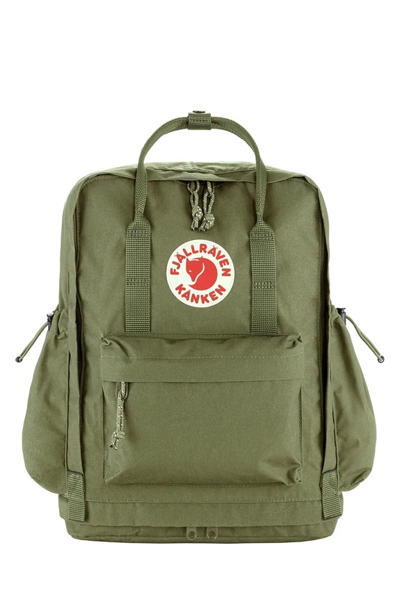 Fjallraven plecak Kanken tekstylny zielony F23200251