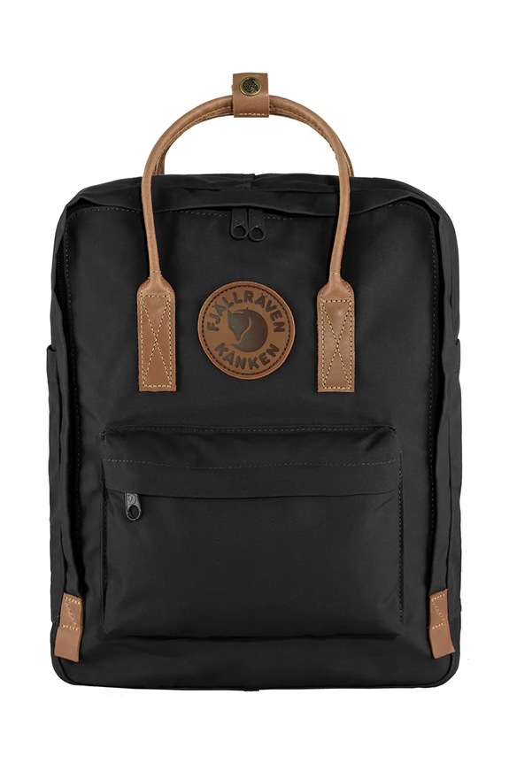 Рюкзак Fjallraven Kanken No. 2 гладкий чёрный F23565