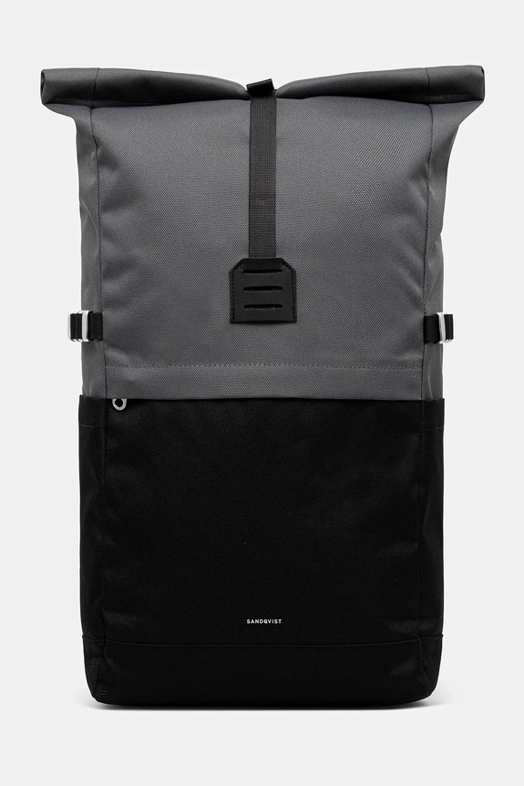 Рюкзак Sandqvist Icon Rolltop M гладкий чёрный 251404103