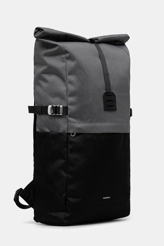 Рюкзак Sandqvist Icon Rolltop M 251404103 чёрный SS25