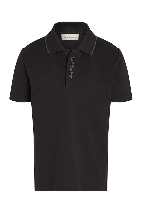 Calvin Klein Jeans polo bambino 0 IB0IB02370.PPYA nero SS25