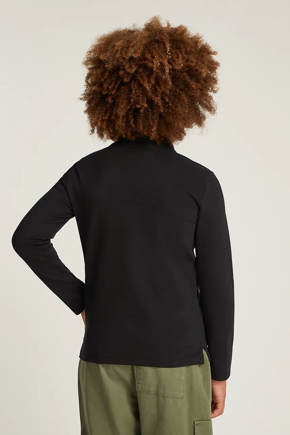 Detské polo tričko Calvin Klein Jeans čierna IB0IB02421.PPYA