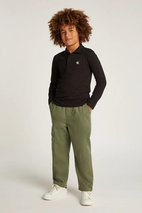 Detské polo tričko Calvin Klein Jeans IB0IB02421.PPYA