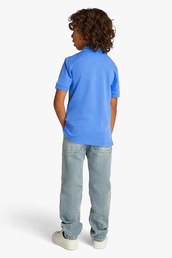 Tommy Hilfiger polo in lana bambino/a blu KB0KB09333.128.176.PPYA