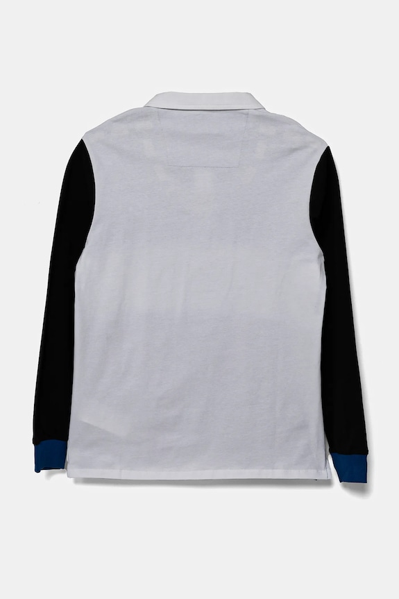 Guess longsleeve bawełniany dziecięcy L5RP00.KCNQ4.PPYA niebieski SS25