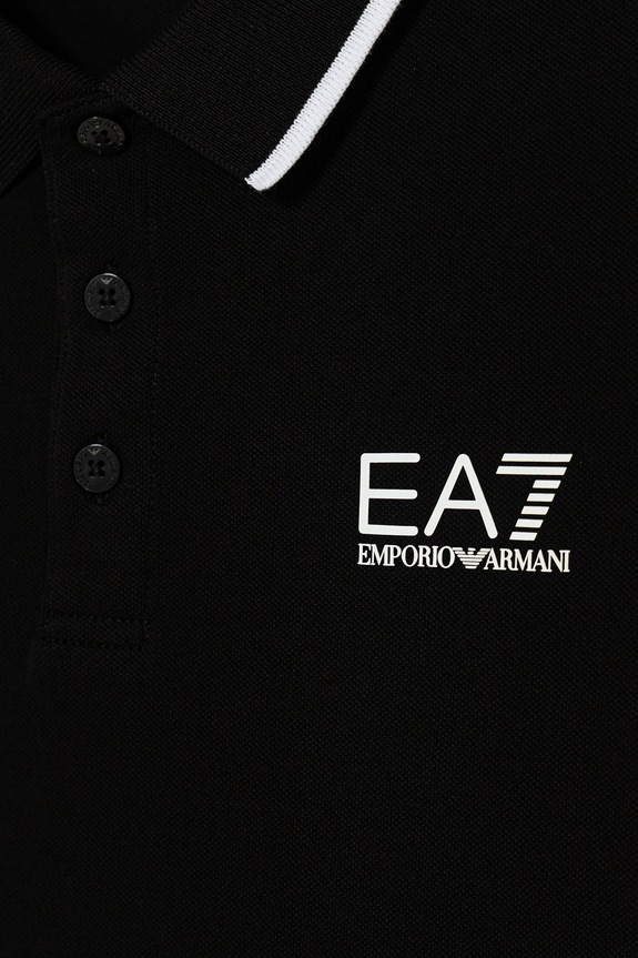 Chlapec Detské polo tričko EA7 Emporio Armani 7B000023.AF12901 čierna