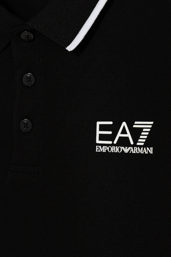 Chlapec Detské polo tričko EA7 Emporio Armani 7B000023.AF12901 čierna