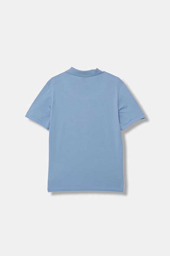 EA7 Emporio Armani Polo majica otroška bombažna 7B000022.AF10378 modra SS26