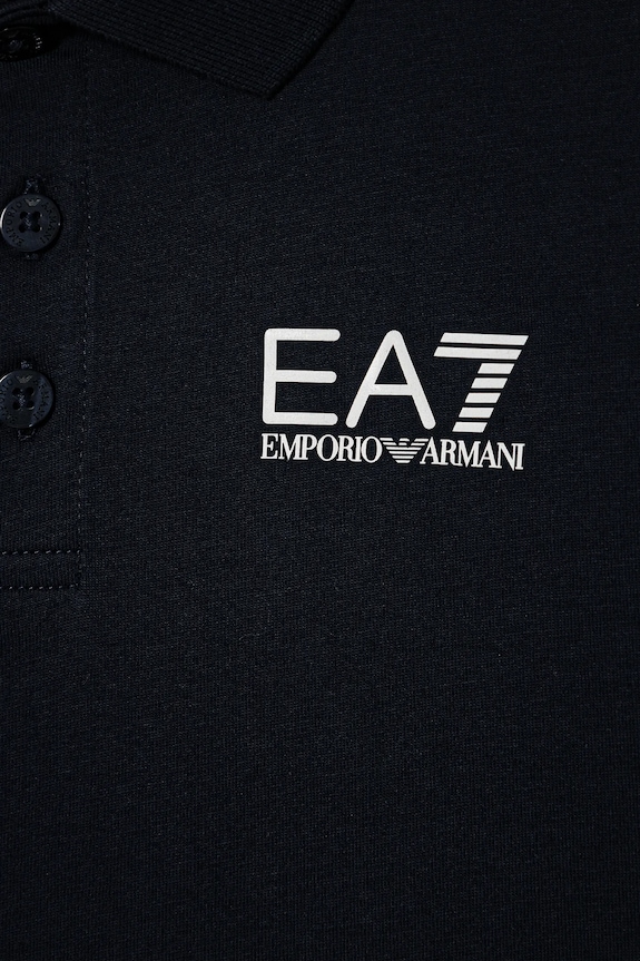 Αγορίστικα EA7 Emporio Armani πόλο παιδικό βαμβακερό 7B000022.AF10378 σκούρο μπλε