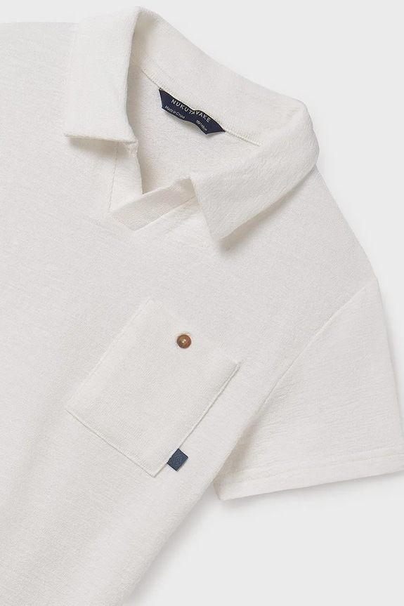 Mayoral polo bambino bianco 6152.7D.Junior.PPYA