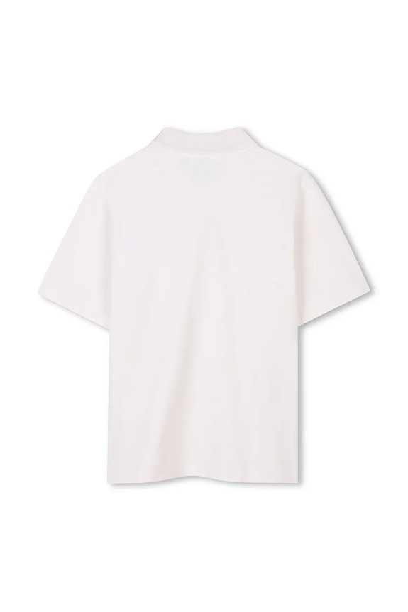 Dječja polo majica Kenzo Kids K61105.114.150 bijela SS25