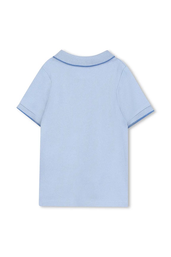 BOSS polo in cotone neonati J52094.67.81 blu SS25