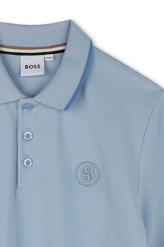 BIMBO BOSS polo in lana bambino/a J52012.114.150 blu