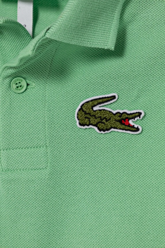 Αγορίστικα Παιδικά βαμβακερά μπλουζάκια πόλο Lacoste PJ2482 πράσινο