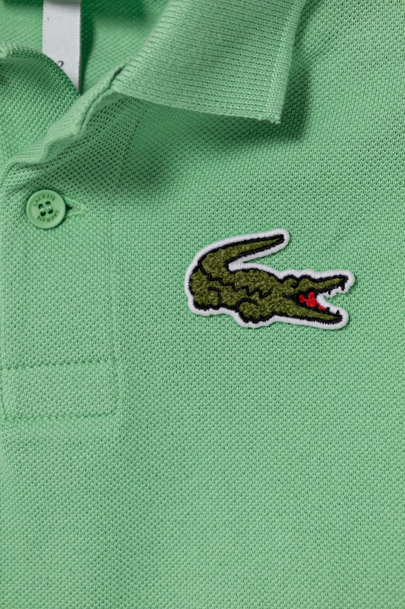 Αγορίστικα Παιδικά βαμβακερά μπλουζάκια πόλο Lacoste PJ2482 πράσινο
