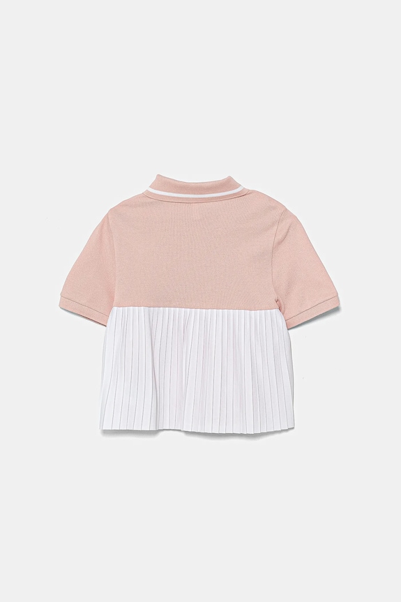 Παιδικό πουκάμισο πόλο Lacoste PJ8439 πορτοκαλί SS25