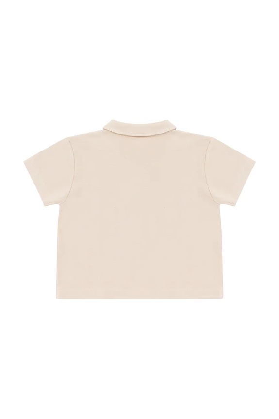 BIMBO Donsje polo in cotone neonati Wouti Shirt Groom 4098701.68.92 beige