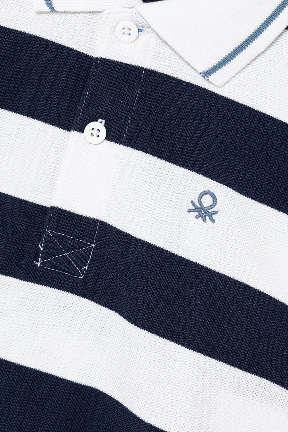 Dječaci Pamučna polo majica United Colors of Benetton 39QAG300V.P.Seasonal mornarsko plava