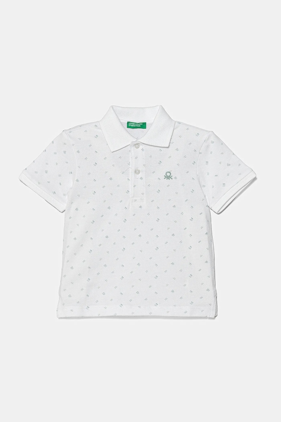 Otroški bombažen polo United Colors of Benetton Bombaž bela 3H35G300X.P.Seasonal