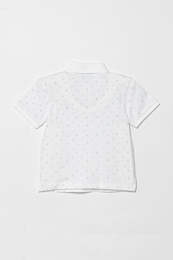 Otroški bombažen polo United Colors of Benetton 3H35G300X.P.Seasonal bela SS25