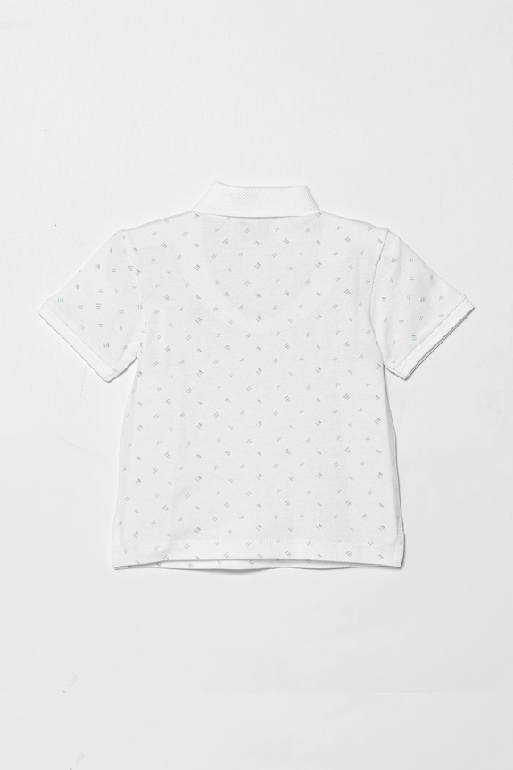 Otroški bombažen polo United Colors of Benetton 3H35G300X.P.Seasonal bela SS25