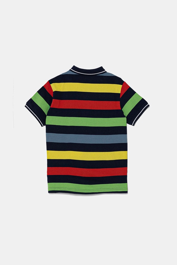 United Colors of Benetton gyerek pamut póló 39QAC301T.G.Seasonal kék SS25