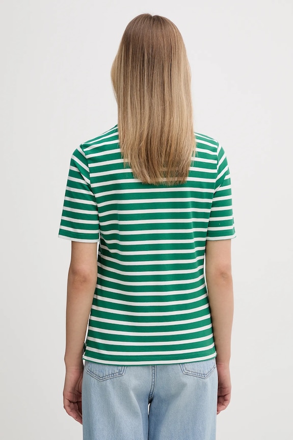 Oblečenie Tommy Hilfiger polo tričko dámske s bavlnou WW0WW43224 zelená