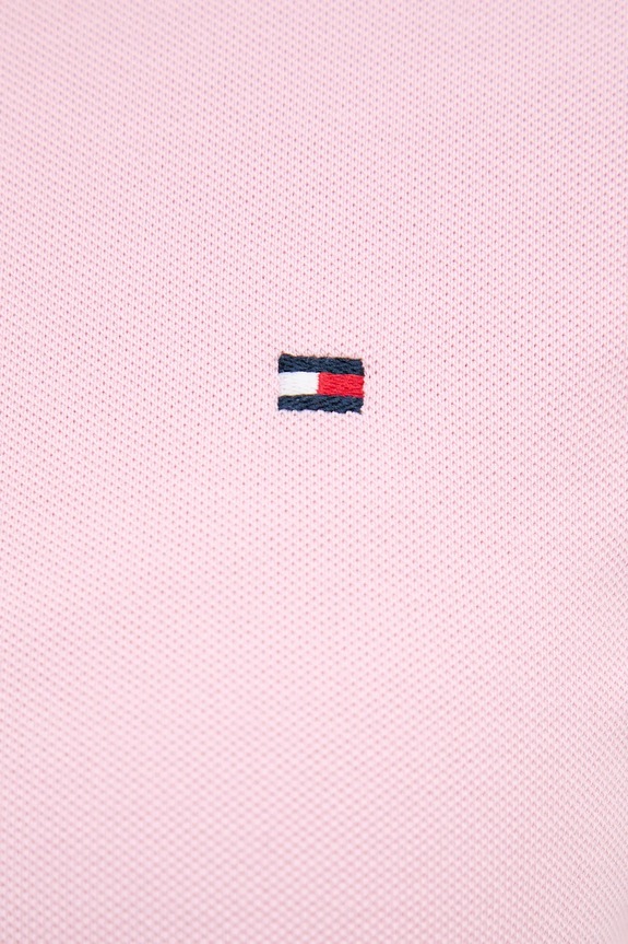 Tommy Hilfiger polo tričko dámske s bavlnou WW0WW43225 ružová