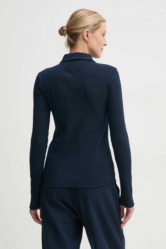 Ruházat Tommy Hilfiger pamut hosszúujjú WW0WW45308 sötétkék