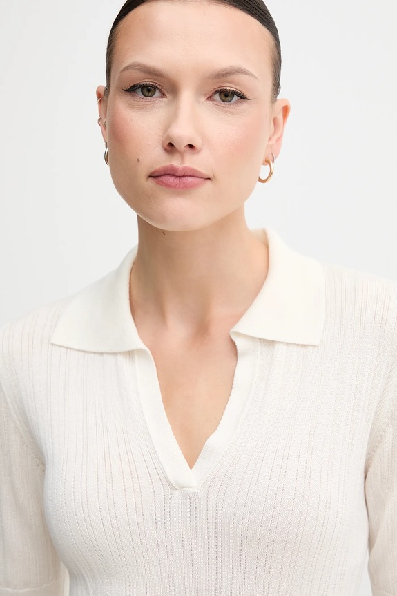 Πόλο United Colors of Benetton μπεζ 123VD3018