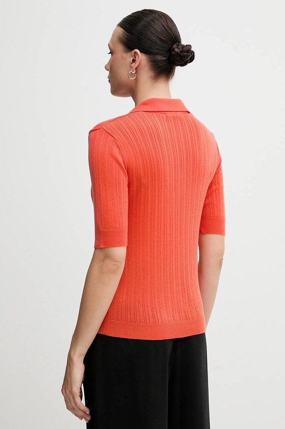 Ρούχα Πόλο United Colors of Benetton 123VD3018 πορτοκαλί