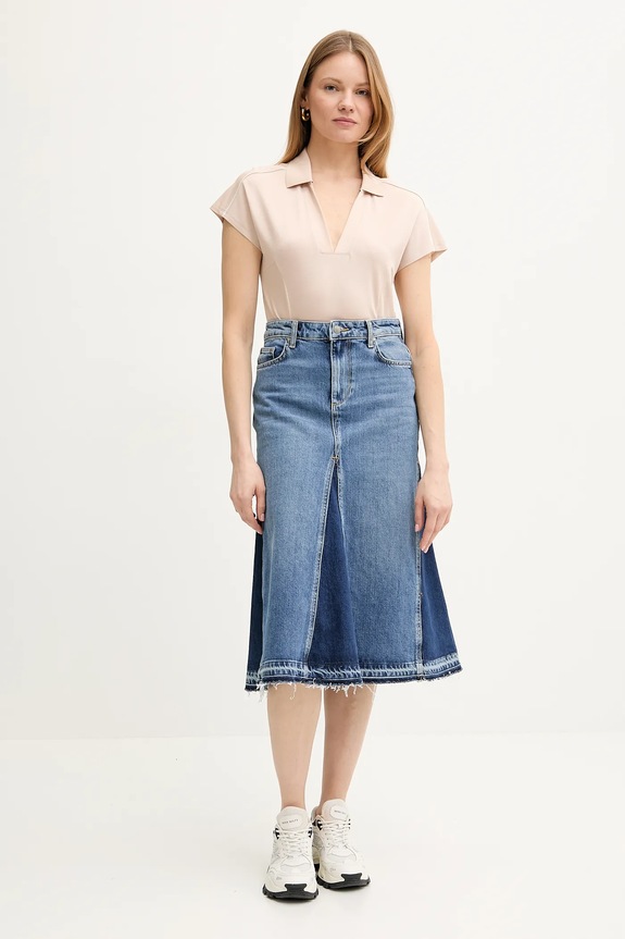 Πόλο Liu Jo TA5183.J4883 μπεζ SS25