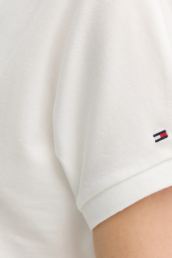 Polo tričko Tommy Hilfiger WW0WW44512 biela