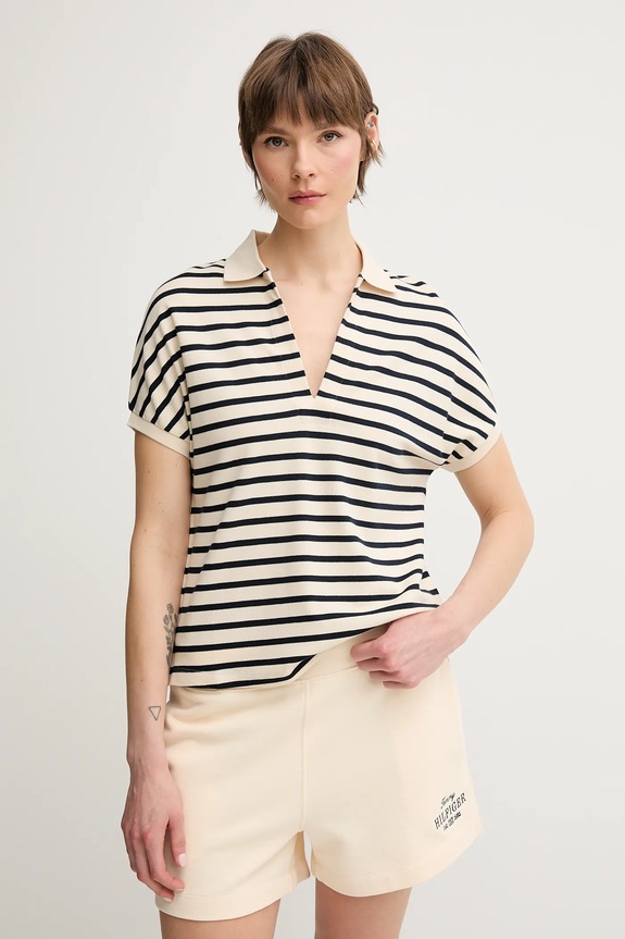 Polo majica Tommy Hilfiger bez uzorka mornarsko plava WW0WW44512
