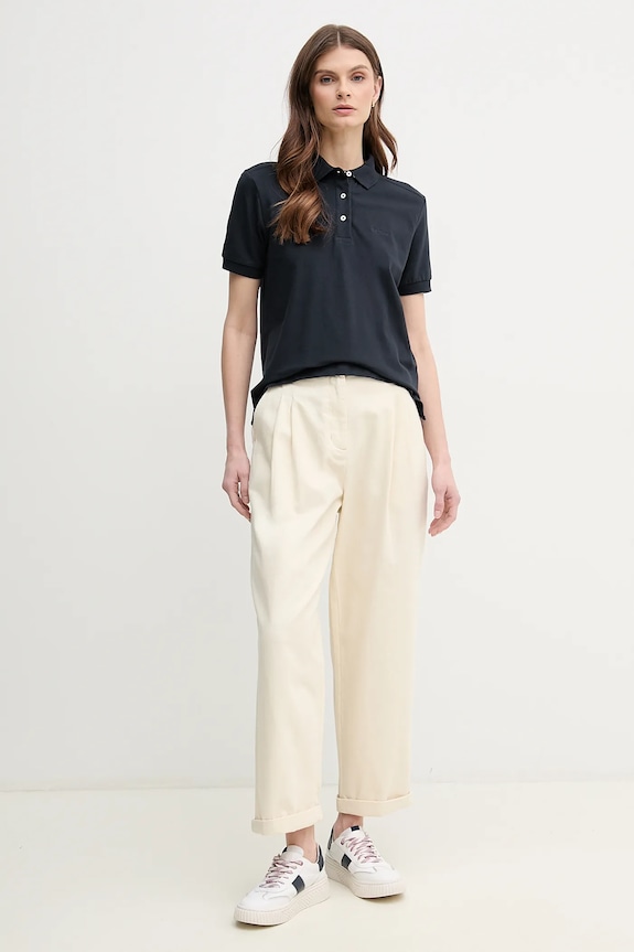 Polo tričko Barbour Bowford LML0886NY73 tmavomodrá SS25