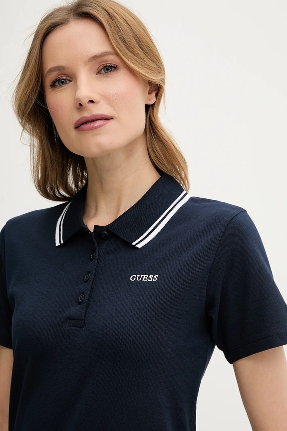 Abbigliamento Guess polo AMARYLLIS V5GP06.KCOK1 blu navy