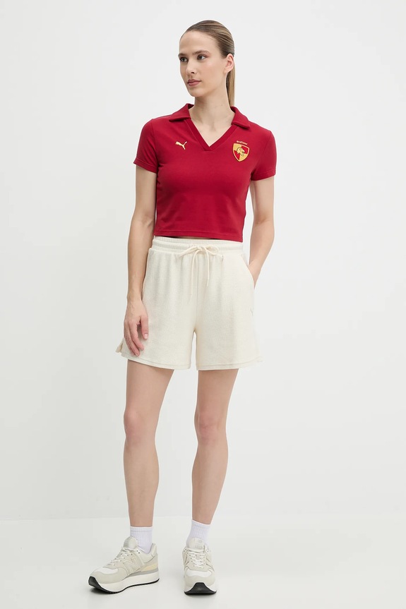 Πόλο Puma PUMA x HARRY POTTER 630097 μπορντό SS25