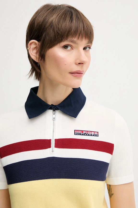 Tommy Hilfiger pamut póló SAILING fehér WW0WW45597