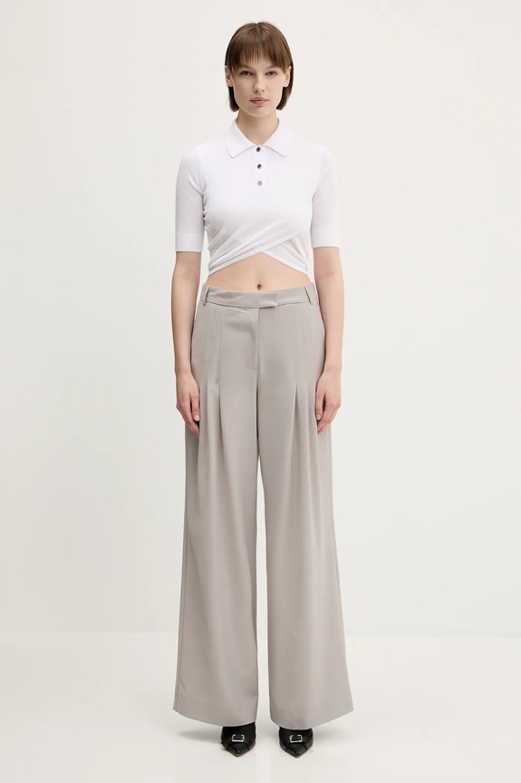 Sportmax polo in cotone Shaker 2512361052600 bianco