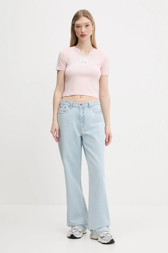 Tričko Guess Jeans W5GI27.J1314 růžová SS25