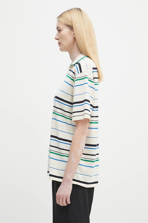Polo tričko adidas Originals x Wales Bonner Knit Polo JM8203 béžová SS25