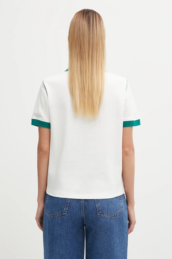 Clothing Sporty & Rich polo shirt Crown 70S Pique TO057621304WH27 white