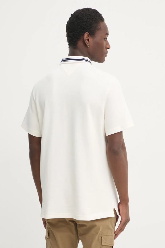 Îmbrăcăminte Tommy Jeans tricou polo DM0DM20225 bej