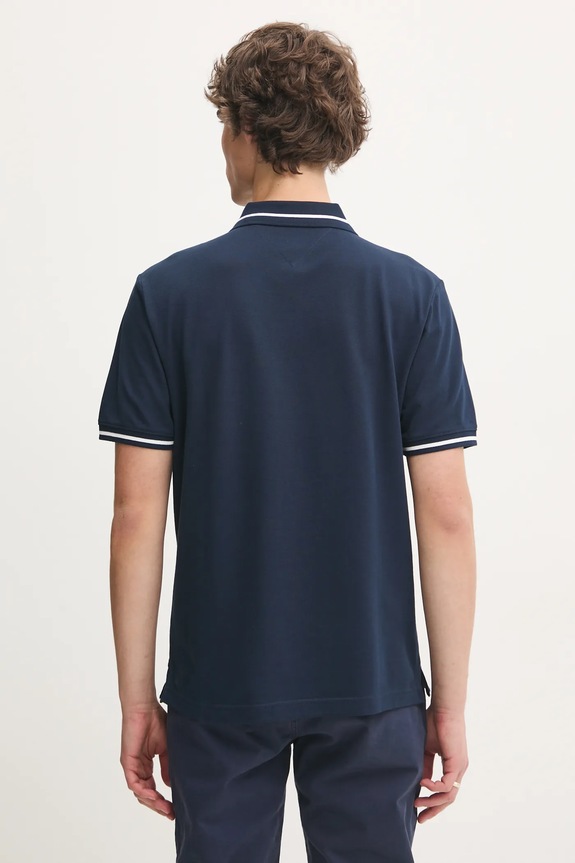 Oblečenie Bavlnené polo tričko Tommy Jeans DM0DM20745 tmavomodrá