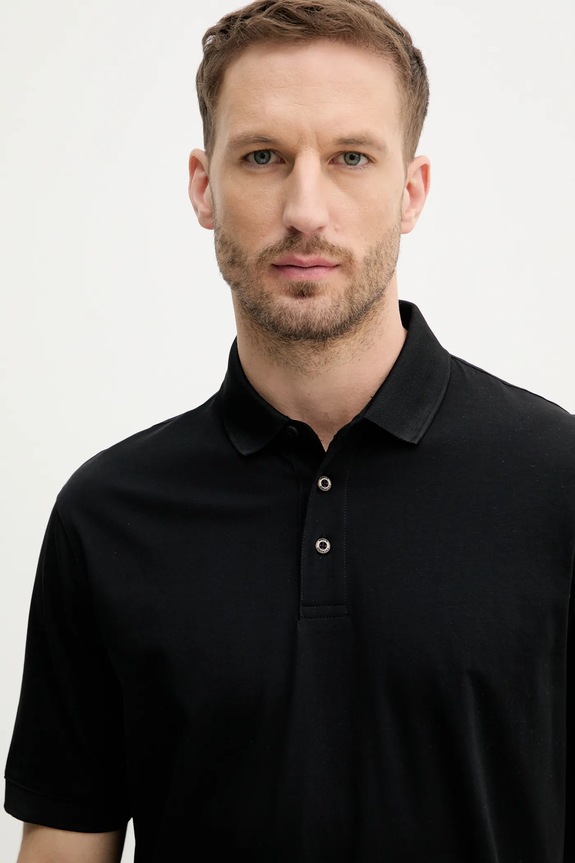 Bavlnené polo tričko Armani Exchange čierna XM000329.AF10364