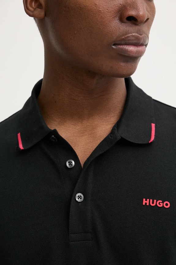 HUGO camicia a maniche lunghe 50532067 nero