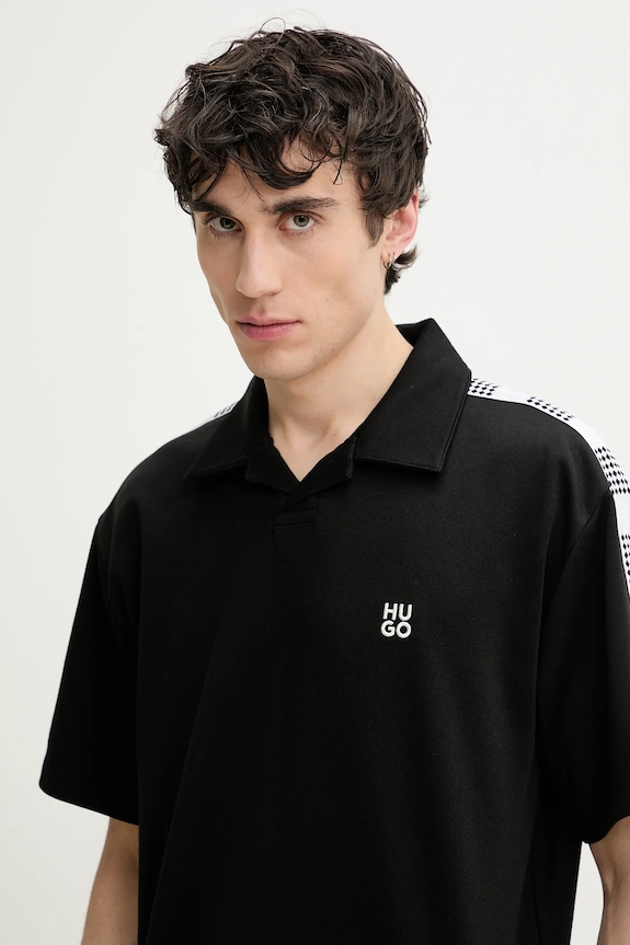 Polo tričko HUGO čierna 50531311